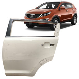 Porta Traseira Esquerda Sportage 2011 a 16 Branco C/ Detalhe