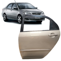 PORTA TRASEIRA ESQUERDA COROLLA 2003 2004 A 2007 2008 PRATA