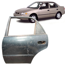 Porta Traseira Esquerda Corolla 1998 1999 a 2001 2002 Verde