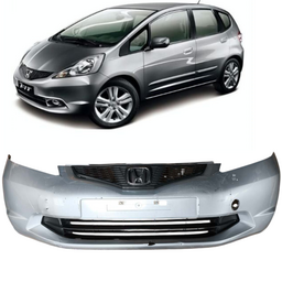 Parachoque Dianteiro Completo Fit 2009 a 2012 Prata DETALHE