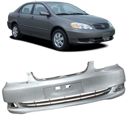 Parachoque Dianteiro Corolla 2005 a 2008 Prata RECUPERADO