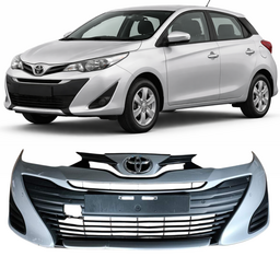 Parachoque Dianteiro Completo Yaris 2019 a 22 Prata DETALHE