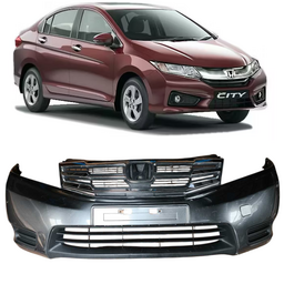 Parachoque Dianteiro Completo City 2013 2014 Cinza REC