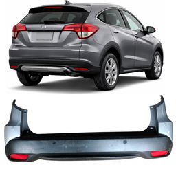 Parachoque Traseiro C/ Sensor HRV 2016 a 2021 Prata DETALHE