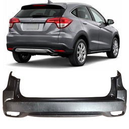 Parachoque Traseiro HRV 2016 2017 a 2020 2021 Cinza DETALHE