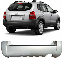 Parachoque Traseiro Tucson 2005 2006 a 2017 Prata DETALHE