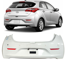 Parachoque Traseiro C/Sensor HB20 Hatch 2012 a 15 Branco REC