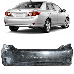 Parachoque Traseiro Corolla 2009 2010 2011 Preto RECUPERADO