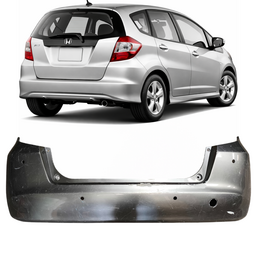 Parachoque Traseiro C/ Sensor Fit 2009 2010 2012 Cinza REC