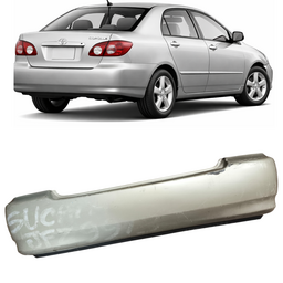 Parachoque Traseiro Corolla 2003 a 2008 Dourado RECUPERADO