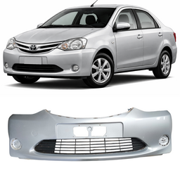 Parachoque Dianteiro S/ Furo Etios 2012 a 2016 Prata DETALHE