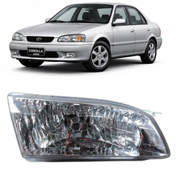 Farol Cromado Corolla 1996 1997 a 2001 2002 Direito Novo