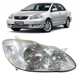 Farol Cromado Corolla 2003 2004 2005 2006 2007 2008 Direito