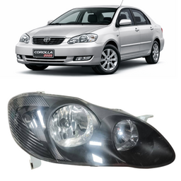 Farol Mascara Negra Corolla 2003 2004 a 2007 2008 Direito