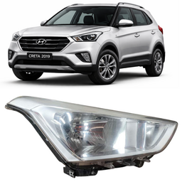 Farol Sem Led Creta 2017 2018 a 2020 2021 Direito RECUPERADO