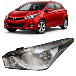 Farol Cromado HB20 2012 2013 2014 a 2017 2018 2019 Esquerdo