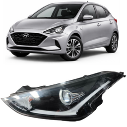 Farol Com Led HB20 2020 2021 2022 Esquerdo