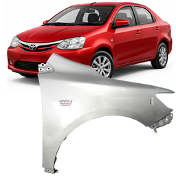 Paralama Direito S/ Furo Corolla 2009 a 2014 Prata DETALHE