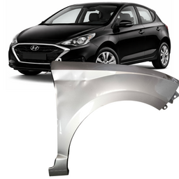 Paralama Direito HB20 2020 2021 2022 Cinza DETALHE