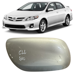 Capa Retrovisor Direito Corolla 2009 a 2014 S/ Pisca Dourado