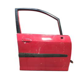 PORTA DIANTEIRA DIREITA FIT 2003 A 2008 VERMELHO C/ DETALHE
