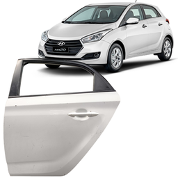 PORTA TRASEIRA ESQUERDA HB20 HATCH 2012 2013 A 2019 BRANCO