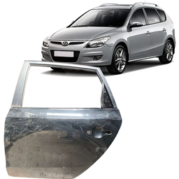 PORTA TRASEIRA ESQUERDA I30 CW 2009 2010 A 2011 2012 PRETO