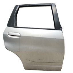 PORTA TRASEIRA DIREITA FIT 2009 2010 A 2014 PRATA C/ DETALHE