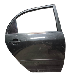 PORTA TRASEIRA DIREITA COROLLA 2003 A 2008 PRETO C/ DETALHE