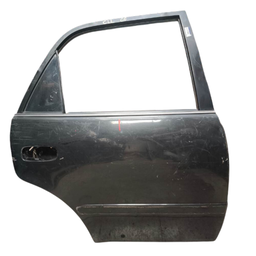 PORTA TRASEIRA DIREITA COROLLA 1998 A 2002 PRETO C/ DETALHE