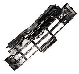 GRADE RADIADOR COM EMBLEMA NEW CRETA 2025 2026 CINZA DETALHE