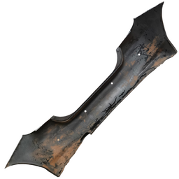 PARACHOQUE TRASEIRO C/ SENSOR FIT 2007 2008 CINZA RECUPERADO