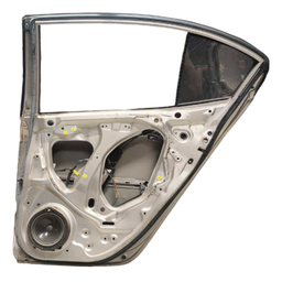 PORTA TRASEIRA DIREITA CITY 2009 A 2014 PRATA C/ DETALHE