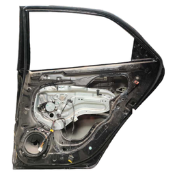 PORTA TRASEIRA DIREITA CERATO 2009 A 2013 PRETO C/ DETALHE