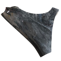 PARALAMA DIREITO AZERA 2008 2009 2010 2011 PRETO C/ DETALHE