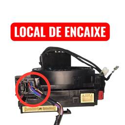 PLUG PRETO CINTA AIRBAG COROLLA CROSS XRE 2022 2.0