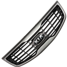 GRADE RADIADOR FRISO PRATA +EMBLEMA SPORTAGE 11 A 16 DETALHE