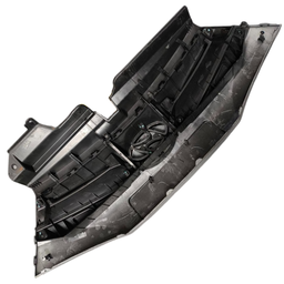 GRADE RADIADOR COM SUPORTE HB20 2012 A 2015 PRATA C/ DETALHE