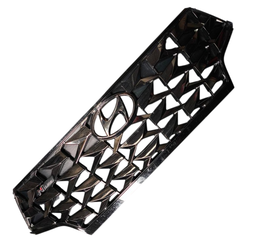 GRADE RADIADOR COM EMBLEMA NEW CRETA 2022 A 2025 BLACK PIANO