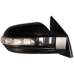 RETROVISOR DIR TUCSON 2009 A 12 PRETO C/PISCA 7PINOS DETALHE
