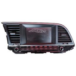 CENTRAL MULTIMIDIA COM MOLDURA ELANTRA 2017 2018 2019