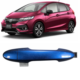 Macaneta Externa Motorista Fit 2015 2016 a 2020 2021 Azul