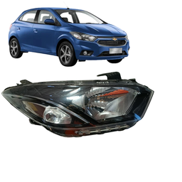 Farol Dire Onix Prisma 13/16 Joy 17/19 Mascara Negra Preto