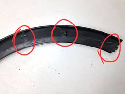 MOLDURA PARALAMA TRAS DIREITO CAPTIVA 2008 A 2017 DETALHE 