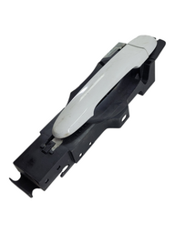 MACANETA EXTERNA CROMADA NISSAN MARCH VERSA 2006 2012 BRANCO DIANTEIRA