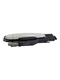 MACANETA EXTERNA CROMADA NISSAN MARCH VERSA 2006 2012 BRANCO DIANTEIRA