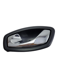 MACANETA PRATA INTERNA ESQUERDO RENAULT FLUENCE 2012 2017 PRETO DIANTEIRA