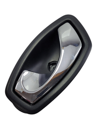 MACANETA PRATA INTERNA ESQUERDO RENAULT FLUENCE 2012 2017 PRETO DIANTEIRA