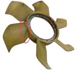 HÉLICE POLIA VISCOSA NEW TRITON 2017 A 2021 1320A015 DETALHE