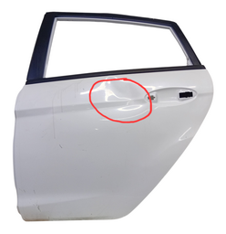 Porta Traseira Esquerda New Fiesta Hatch 2011 2012 a 2019
